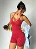 Novo Conjunto de Duas Peças para Yoga Estilo Europeu e Americano, Sem Costura, Costas Nuas, Gola Halter com Bolinhas, Alta Elasticidade, Realçador de Glúteos, Esportivo