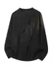 2026 HT261154 Estilo Hong Kong Exterior Tallas Grandes Hua Algodón Cuello Redondo Camiseta M-5X HT261153-P20
