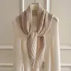 Nuevo Chal Tejido de Moda Otoño e Invierno 2025 Chal Chaleco Versátil de Gama Alta Bufanda Bufanda Cálida Versátil para Mujer
