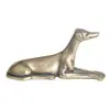 Perro de Jardín Bulldog Chapado en Cobre Bulldog Francés Figura Bronce Antiguo Pieza de Microtallado Promotor de Riqueza Imitación Antigua Hecho a Mano Decoración de Oficina Hogar