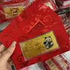 Billetes de Oro de Cumpleaños, Ramos de Rosas para Bodas, Flores Doradas de Mano, Recuerdos, Regalos de Luna Llena para Madres, Regalos de San Valentín al por Mayor