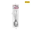 Amazon Transfronterizo Shangchao 6 Piezas Vajilla de Acero Inoxidable Cuchillo y Tenedor Cuchara Hotel Cuchillo y Tenedor para Steak Occidental Traje de 24 Piezas