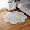 Cojín de Felpa con Forma de Ciruela Alfombra de Felpa Cojín de Lana Mezclada Sala de Estar Dormitorio Completo Cojín para Silla de Noche de Princesa