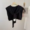 Xale de tricô exterior masculino e feminino primavera e outono sala com ar condicionado do escritório proteção da coluna cervical colete pequeno fino novo verão
