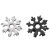 Llave Multifuncional de Copo de Nieve Destornillador Hexagonal Multiusos Llave Octagonal Mini Portátil Herramientas Manuales Neutras