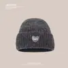 Gorro de Punto para Mujer con Cabeza Grande para Otoño e Invierno 2026 Nuevo Estilo Coreano Adelgazante para la Cara Engrosado Cálido Protector de Orejas Sombrero para Clima Frío