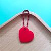Chaveiro Humor Noite Escura Amor Preto Acrílico Vermelho Corrente para Pendurar em Bolsa Decorativa Pingente Pequeno Chaveiro