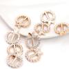 Accesorios de inserción de diamantes de resorte coreano galvanizado Accesorios de Manzana Dorada materiales para joyería DIY hechos a mano