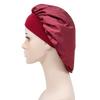 Nova touca de dormir de aba larga de cor sólida, moda feminina, touca elástica para cuidados com os cabelos, touca colorida para quimioterapia, touca de lavagem, saída de fábrica
