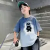 Atacado de Fábrica Camisetas de Manga Curta para Meninos 2026 Novos Tops Infantis de Desenho Animado Camisetas de Manga Curta Finas para Crianças Tamanhos Médio e Grande
