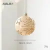 Bola de Color Champaña de 8 cm de Gama Alta Lujo Accesible Polvo Pegajoso Polvo Dorado Bola Electrochapada Decoración para Árbol de Navidad Colgante Decoración Colgante Bola Colgante