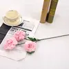 Flor Artificial de Peixe Koi com 3 Cabeças de Peônia Flores de Casamento Carpa Dragão Crisântemo Salão de Casamento Fotografia Buquê de Flores de Seda Sensação de Alto Padrão Flor Falsa