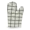 Guantes de cocina sencillos de algodón y lino para microondas, guantes de horno gruesos resistentes a altas temperaturas, guantes de horneado para el hogar, venta al por mayor desde el fabricante