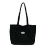 Bolso de hombro vintage de pana sencillo, bolso de mano de gran capacidad, nuevo bolso cruzado bajo el brazo, bolso informal, para otoño e invierno.