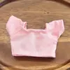 Muñeca Linda 10cm Manga Corta Rayada Ropa de Felpa Muñeca Vestir 17cm Ropa Accesorios Pequeños Gato KT Mayoreo