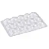 Caja de Embalaje Desechable para Bolas de Sésamo Plástico Transparente Cubierta Bolitas de Sésamo Festival de Linternas Bandeja Grande para Tamales Pequeños Panes al Vapor Congelados Rápidamente