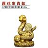 Conjunto Completo de Enfeites do Zodíaco de Cobre Puro, Rato de Cobre Grande e Pequeno, Boi, Tigre, Coelho, Dragão, Serpente, Cavalo, Ovelha, Macaco, Galo, Cachorro, Porco Signos do Zodíaco