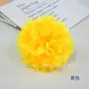 Flor Artificial Flor Crisântemo Atacado Flor para Sapato Flor para Chapéu Decoração com Flores Bola de Tecido de Seda Flor Guirlanda de Flores Crisântemo de Mil Camadas com Flor