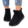 Nuevo Modelo de Comercio Exterior Transfronterizo Otoño e Invierno 2026: Botines de Nieve Cortos de Invierno para Mujer con Forro, Botines Cálidos para Tobillo