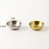 La Fábrica Suministra Tazas para Salsas de Acero Inoxidable 304, Vasos Pequeños para Kétchup de Papas Fritas y Platos para Salsa Picante para Restaurantes Occidentales