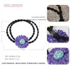 Placa de Ácido Acético Baona Joyería Estilo Coreano Accesorios para el Cabello Anillos para el Cabello Banda de Goma con Diamantes Cuerda para el Cabello de Moda Simple Fábrica Outlet