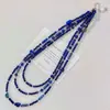 Collar de Lapis Lázuli Natural de Alta Calidad con Diseño de 4 mm Cadena para Clavícula Cadena para Suéter