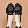 Mocasines con Malla Transpirable y Suelas Gruesas, Nuevo 2026 Primavera/Verano Malla Transpirable Slip-On Calados Zapatos Individuales/Sandalias