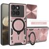 Funda de teléfono magnética adecuada para Moto Edge70Fusion, con soporte para Edge50Pro, cubierta protectora anticaídas