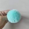 Bolas de pelo sintético pequenas atacado bola de pelo imitação de coelho rex pingente de joia DIY feito à mão acessórios para tênis chapéu de pelo de coelho acessórios acessórios