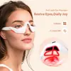 Dispositivo de belleza para el cuidado de los ojos con masaje de microcorriente, masajeador de ojos con luz roja EMS para desvanecer las ojeras, instrumento de belleza para ojos, transfronterizo