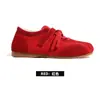 Zapatos Shougu Vintage de Gamuza para Entrenamiento de Ballet para Mujeres con Velcro, Nuevo 2026 Principios de Otoño Suela Suave, Zapatos Extremadamente Estilosos Forrest Gump