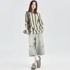 Primavera/Verano 2026 Jeans Americanos Talla Grande Chica Gordita Estilo Callejero Rasgados Retro Acortados Pierna Ancha para Mujer Sueltos Modernos