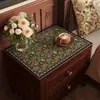 Alfombrilla protectora para mesita de noche de tierra de diatomeas estilo americano, alfombrilla impermeable y a prueba de aceite para escritorio de cuero, con un toque de lujo ligero y de alta gama