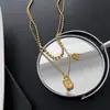 Collar para mujer, nicho, acero de titanio, gota de agua, elegante, sentido de diseño europeo y americano, sensación de alta gama, no se decolora, 2022, exquisita cadena para clavícula
