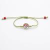 Puesto de Mercado Nocturno Joyería Árbol Pequeño Pulsera de Flores Secas Cuerda de Doble Color Pulsera de Flores Secas Reales Regalo de Pareja Pulsera para Novia
