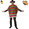Gran capa mexicana para hombre disfraz de fiesta mascarada actuación en escenario capa de cosplay mexicano