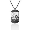 Joia periférica de anime Naruto colar com imagem do personagem aço inoxidável Naruto Kakashi pingente pingente