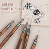 Pluma Liner de Tubo de Aguja para Uñas, Pincel de Pintura, Plumas Liner Largas y Cortas para Delinear y Sombreado, Pluma Especializada para Fototerapia, Pluma de Delineado de Precisión Ultra Fina al por Mayor
