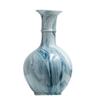 Shumen Lujo Ligero Mármol Cerámica de Alta Gama Decorativo Flores Secas Florero Sala de Estar Adornos Florales Adornos Florales