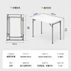 Mesa Plegable al por Mayor de Fábrica, Mesa de Plástico para Exteriores Más Vendida Transfronteriza 83cm, Admite Personalización, Stock Suficiente, Dropshipping Disponible