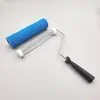 Rolo de Pintura com Padrão Aleatório 3 polegadas 9 polegadas Rolo sem Canto Morto Rolo de Fibra Química Tinta Rolo de Pintura Fabricante Atacado