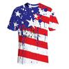2023 Estación Independiente Transfronteriza Wish Talla Grande para Hombre Camiseta de Cuello Redondo con Impresión 3D Fabricación con Imágenes Moderna y de Secado Rápido