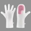 Luvas de Lavar Louça Mágicas Super Duráveis Silicone Escova Macia Luvas Domésticas Cozinha Doméstica Luvas de Borracha à Prova d'Água com Escova