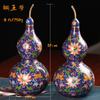 Venta directa de comercio electrónico decoraciones de calabaza de cloisonné azul adornos de cobre regalos manualidades para el hogar y la oficina