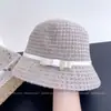 Gorro de Punto de Moda con Lazo Simple Estilo Coreano para Mujer Otoño Invierno Casual Versátil Gorro de Pescador Cálido a Prueba de Viento