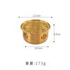 Calentador de Té de Acero Inoxidable Creativo Base para Tetera de Restaurante Calentamiento con Vela Calentador de Té Aislamiento para Té de Frutas y Flores Exterior