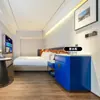 Meihao 3.0 Muebles de Hotel Habitación Estándar Juego Completo Hecho a Medida Habitación Estándar Juego Completo para Hoteles y Casas de Huéspedes, Incluyendo Cabeceros de Cama y Bases de Cama para Apartamentos