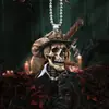 Nueva Diadema de Calavera de Vaquero Occidental 2D Transfronteriza Bolso de Acrílico con Puro Colgante Llavero