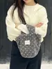 511131 Bolso de Mano de Peluche Estilo Coreano Ins Lindo y Versátil para Mujer, Bolso de Mano Pequeño de Invierno, Bolso para Artículos Varios
