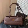 Bolso de axila con patrón de rombos para mujer, nueva colección de otoño 2026, bolso de boda rojo, alta gama, nicho, lujo ligero, bolso de hombro para novias